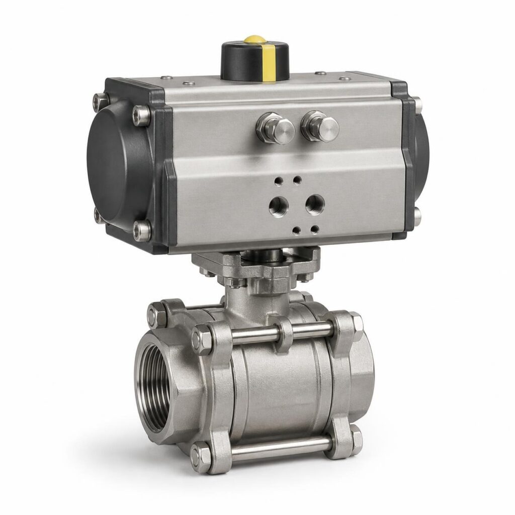 Pneumatic Actuated Ball Valves
