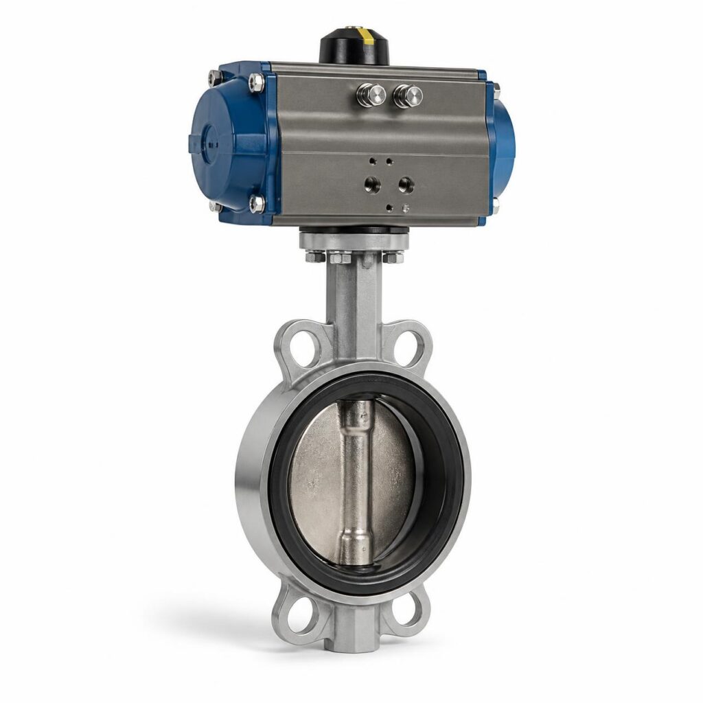 Pneumatic Actuated Butterfly Valves